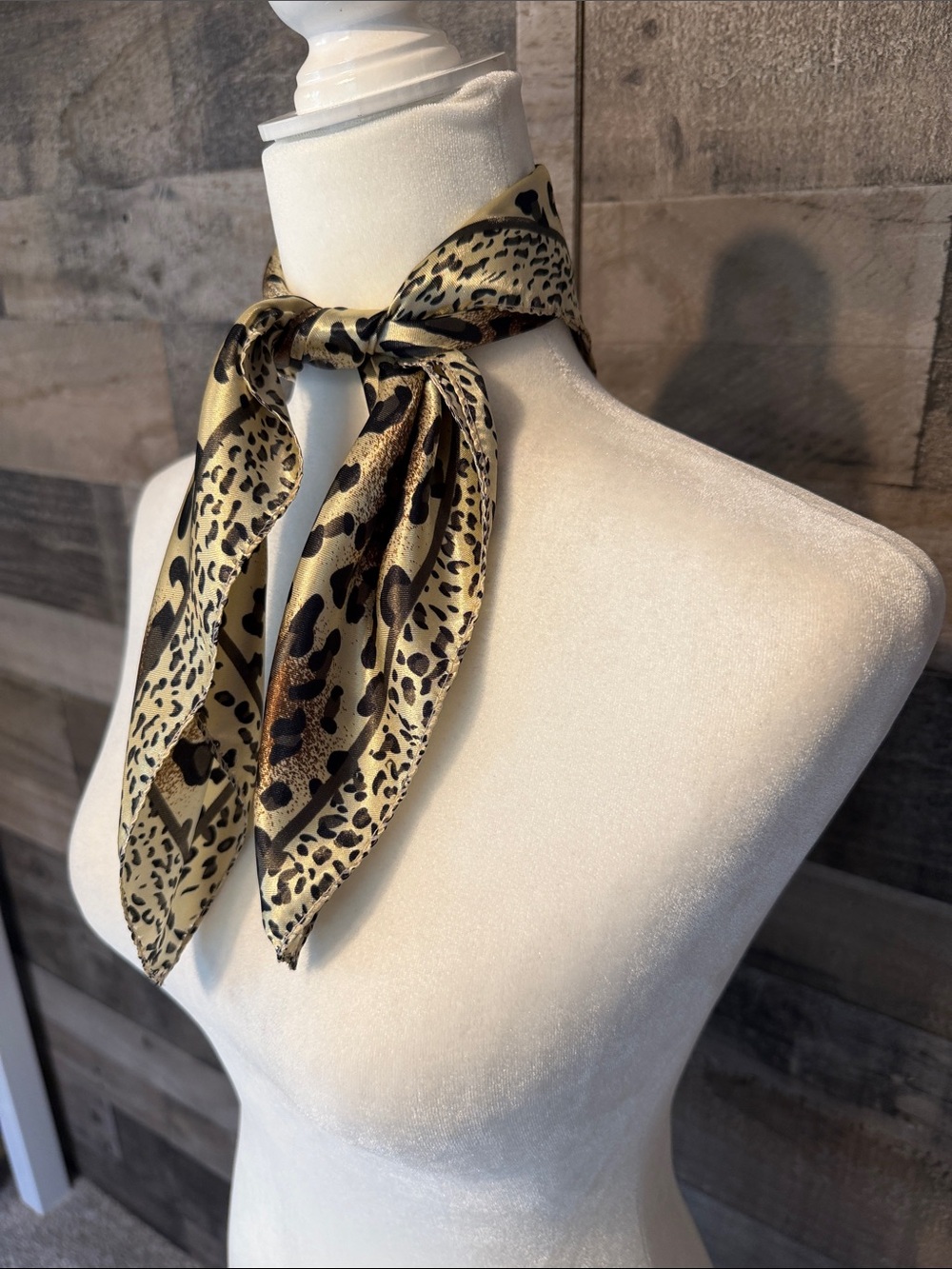 Leopard Print Scarf - Picture 8 of 16